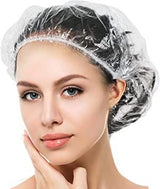 Bonnet de douche Bath fun jetable 5 pièces transparent