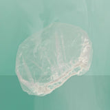 Bonnet de douche Bath fun jetable 5 pièces transparent