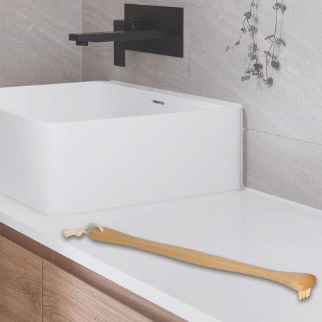 Gratte-dos amusant pour le bain en bois