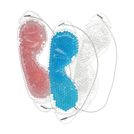 Masque de relaxation pour les yeux amusant pour le bain avec perles de gel assorties