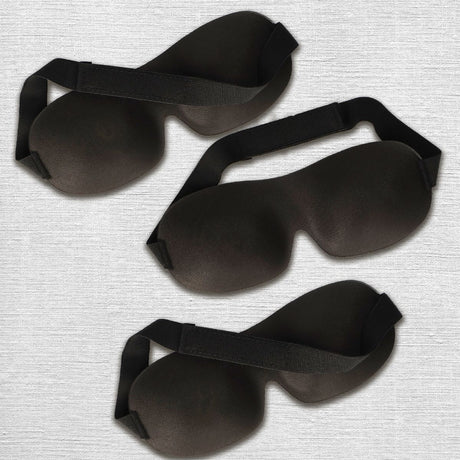 Masque de sommeil amusant pour le bain 3D confort noir