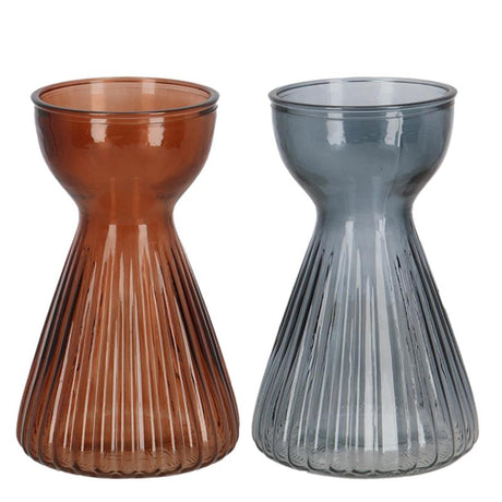 Vase à bulbe design Esschert amaryllis côtelé