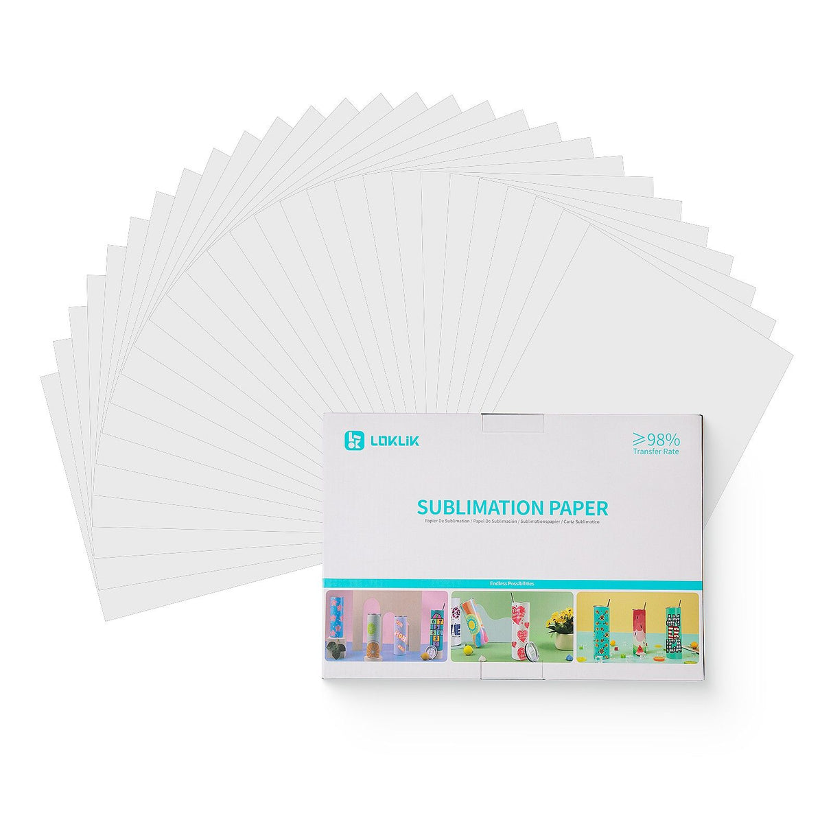 Loklik • sublimatiepapier a4 120g 140x