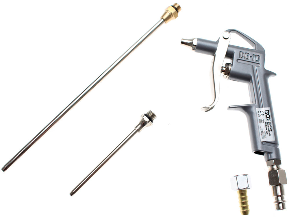 Pistolet de soufflage à air comprimé Bgs technic avec 3 buses