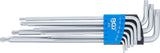 Jeu de clés de type L Bgs technic extra longues pour t-star 9 pièces
