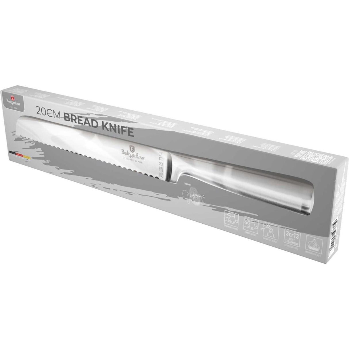 Couteau à pain Berlingerhaus acier inoxydable 20cm