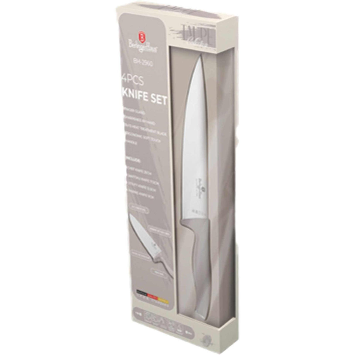 Berlingerhaus set de couteaux 4 pièces taupe