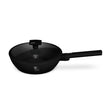 Berlingerhaus poêle avec couvercle noir mat 24cm