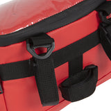 Sacoche de guidon Bike carbone hydrofuge avec bandoulière 5l rouge