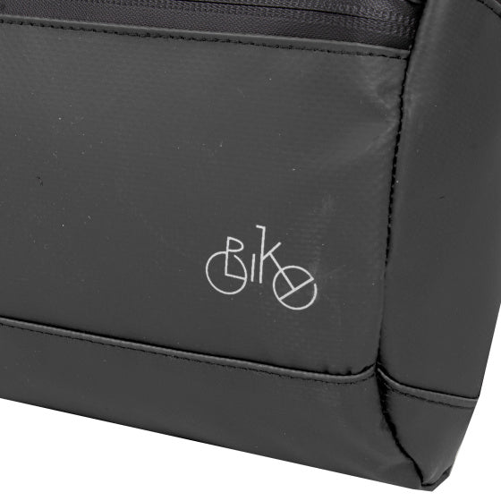 Sacoche de guidon Bike carbone hydrofuge avec bandoulière 5l noir