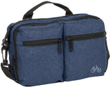 Bike drops sac de guidon avec bandoulière nylon 3l marine