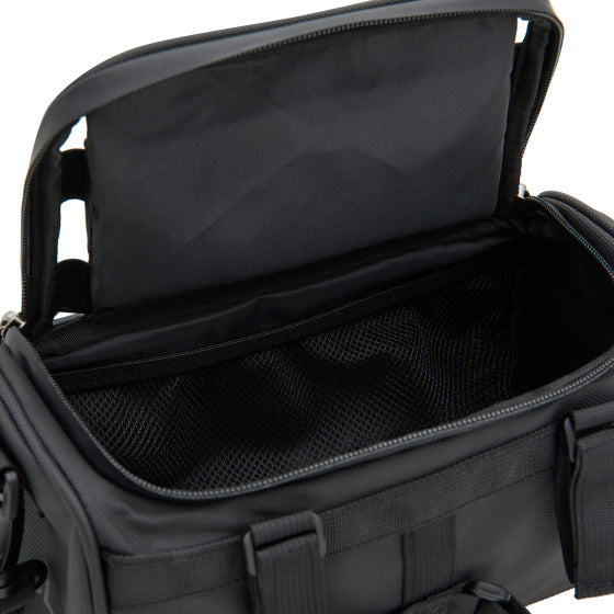 Sacoche de guidon Bike Gravel hydrofuge avec bandoulière 4,7l noir