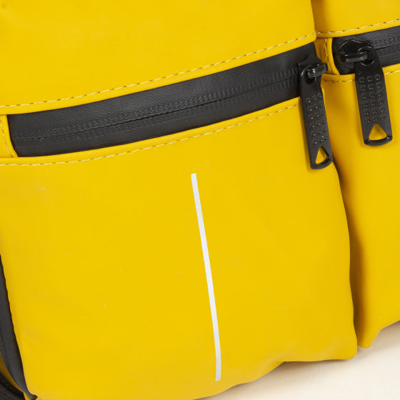 Sacoche de guidon Bike Splash hydrofuge avec bandoulière 3l jaune