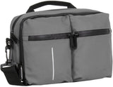 Sacoche de guidon Bike Splash hydrofuge avec bandoulière 3l gris