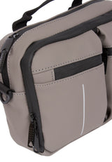 Sacoche de guidon Bike Splash déperlante avec bandoulière 3l taupe