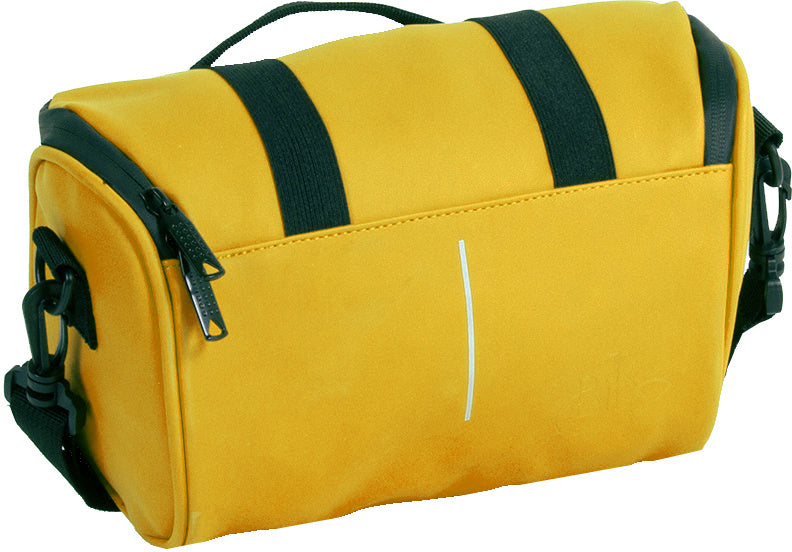 Sacoche de guidon Bike Splash hydrofuge avec bandoulière 3l jaune