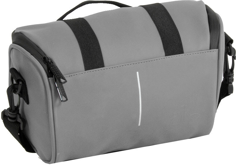 Sacoche de guidon Bike Splash hydrofuge avec bandoulière 3l gris
