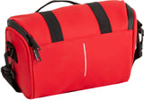 Sacoche de guidon Bike Splash hydrofuge avec bandoulière 3l rouge