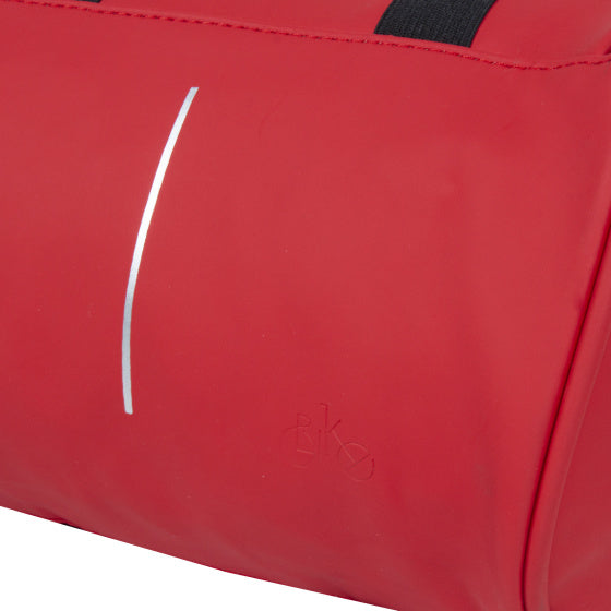Sacoche de guidon Bike Splash hydrofuge avec bandoulière 3l rouge