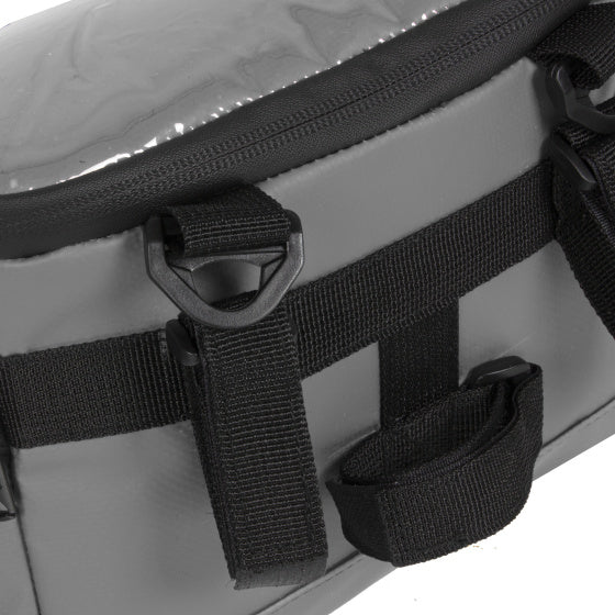Sacoche de guidon Bike Splash hydrofuge avec bandoulière 5l gris