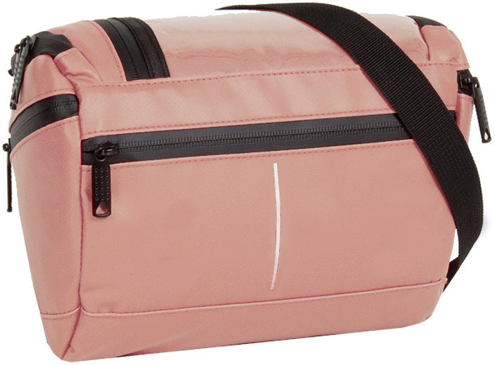 Sacoche de guidon déperlante Bike Splash avec bandoulière 5l rose
