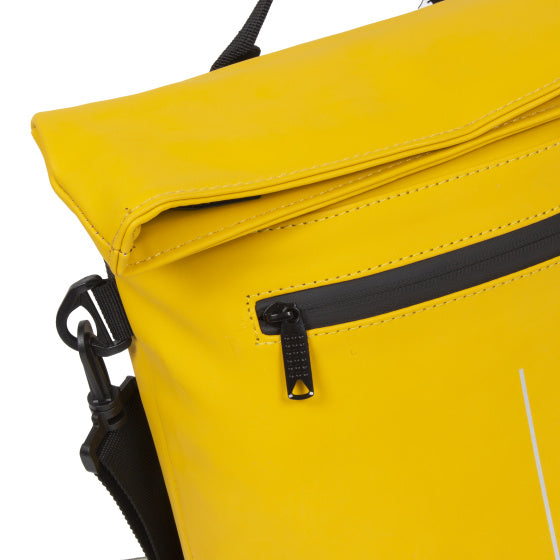 Sacoche de guidon Bike Splash hydrofuge avec bandoulière 6l jaune