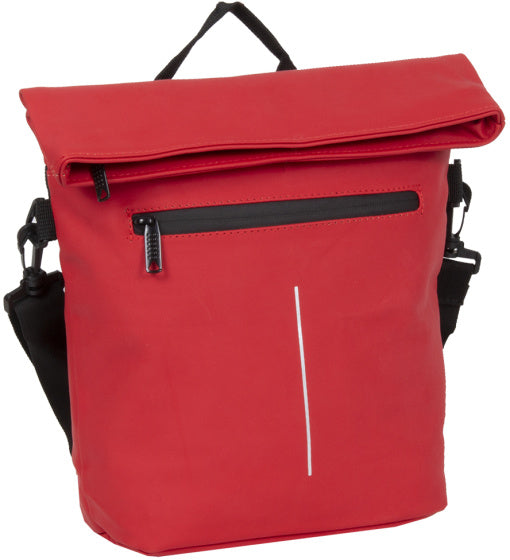 Sacoche de guidon Bike Splash hydrofuge avec bandoulière 6l rouge