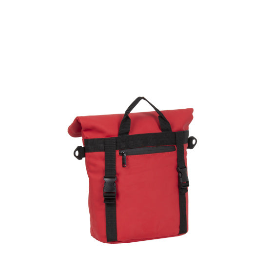 Sacoche de guidon Bike Splash hydrofuge avec bandoulière 6l rouge