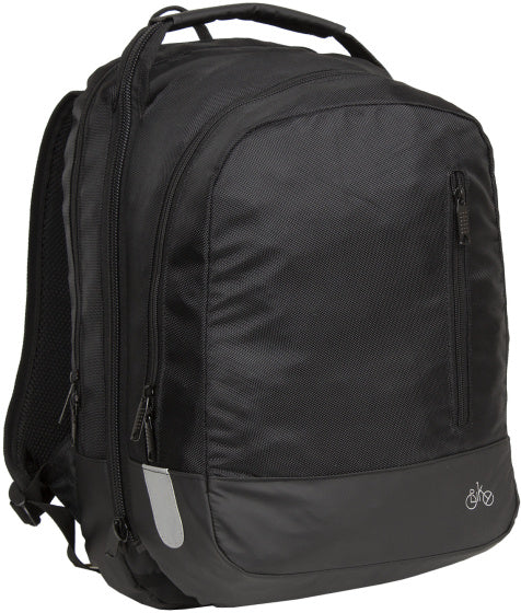 Bike wave sac à dos de vélo double sac de vélo nylon 20l noir