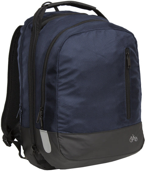 Bike wave sac à dos de vélo double sac de vélo nylon 20l marine