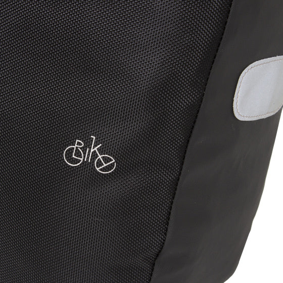 Bike wave sac à bandoulière pour vélo nylon 12l noir