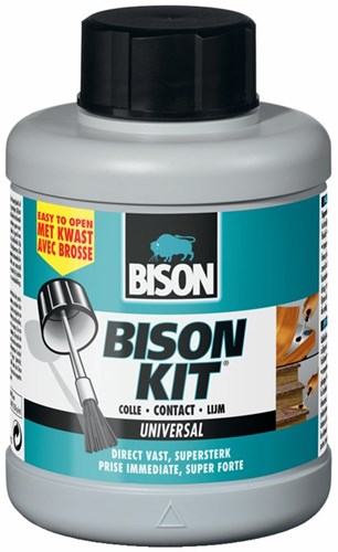 Kit Bison colle contact pot 400ml avec pinceau