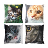 Coussin d'extérieur design Esschert chat