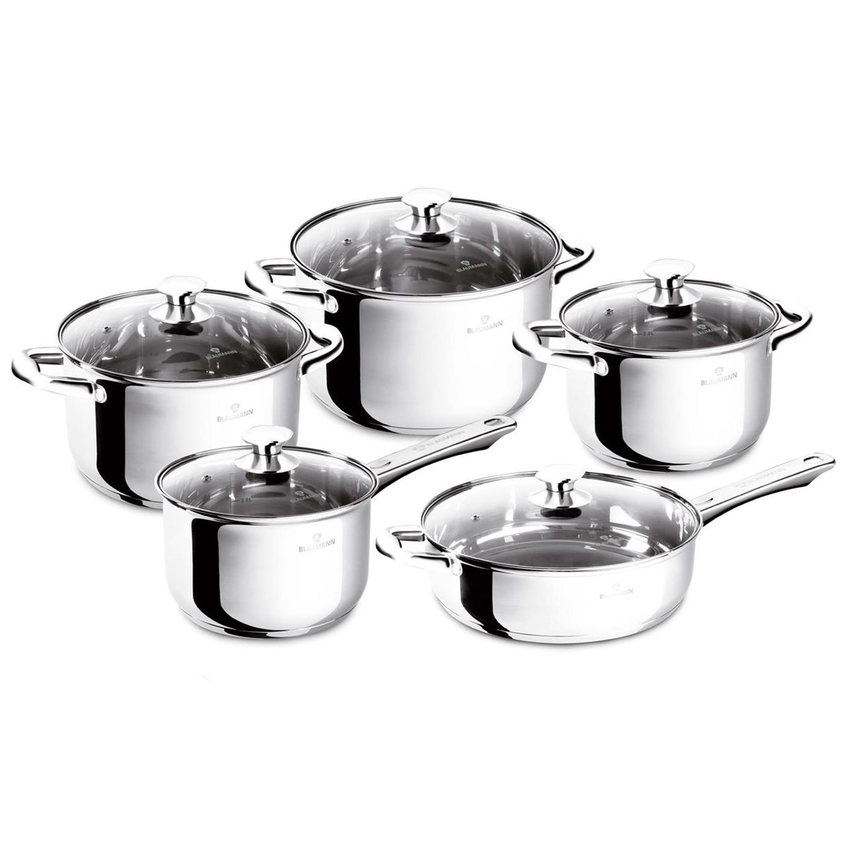 Blaumann set de poêles 10 pièces ligne gourmet