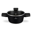 Casserole collection argent noir Blaumann avec couvercle ø20cm
