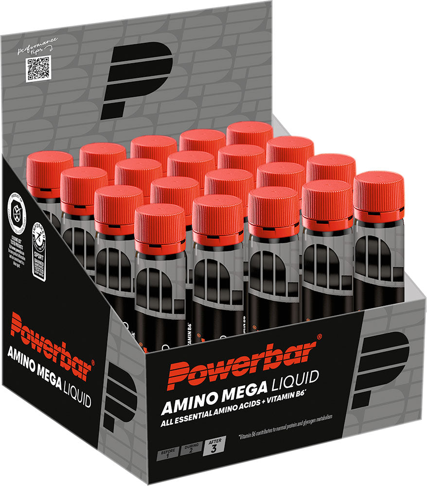 Powerbar black line amino méga liquide ampoule 20x25ml