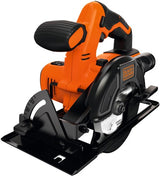 Scie circulaire à main Black+decker 18v 140mm bdccs18n-xj (orange noir, sans batterie ni chargeur)