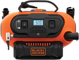 Compresseur Black+decker bdcinf18n 11bar ac dc ou 18v | adaptateur de valve universel | Adaptateur 230 V (1 batterie 2,0 Ah) - bdcinf18n-qs