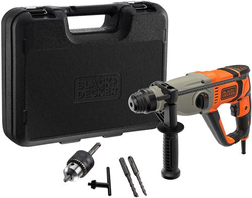 Black+decker behs02k 800w 2.2j sds+ marteau perforateur | au cas où - behs02k-qs