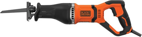 Scie alternative Black+decker bes301 750w avec support de branche | 1 lame de scie bois | 1 lame de scie métal | support de branche - bes301-qs