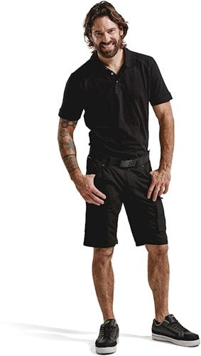 Blåkläder service short stretch 14491845 | zwart | maat 54 - 7330509535905