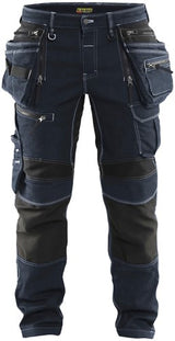 Blåkläder werkbroek denim stretch x1900 19901141 | zwart | maat c150 - 7330509532072