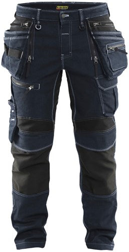 Blåkläder werkbroek denim stretch x1900 19901141 | zwart | maat c54 - 7330509532171