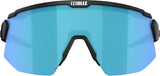 Bliz brise petit marron w bleu multi - lunettes de sport