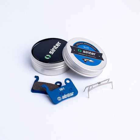 Blocs de frein à disque bleu électrique