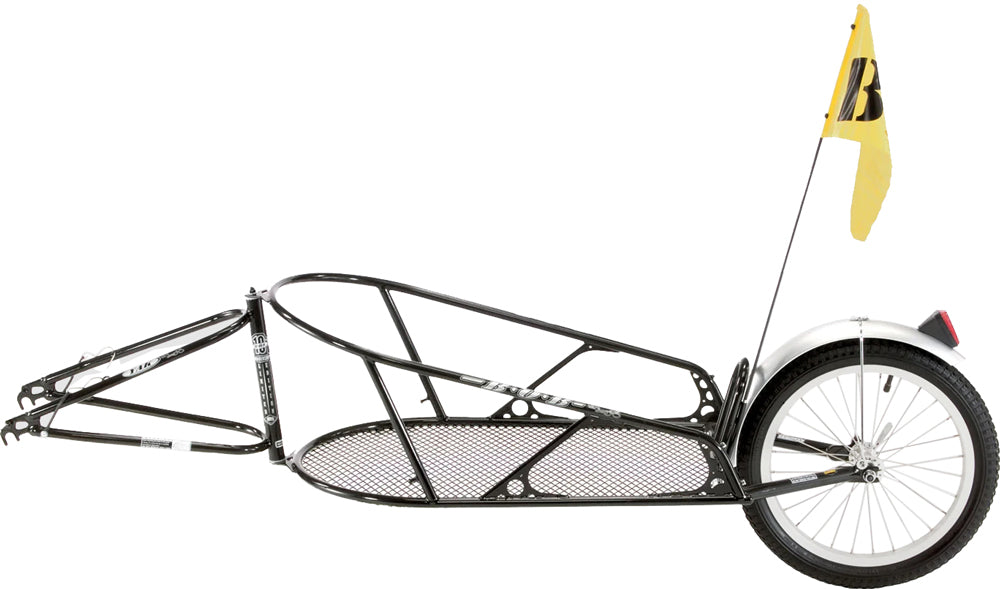 Remorque vélo Bob yak noire sans sac
