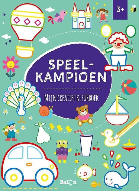 Bongers Toys Play Champion Mon livre de coloriage créatif 96 pages