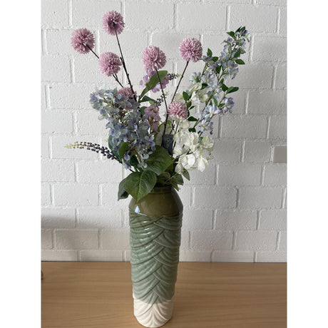Roberts collection kunstbloem hydrangea cone 75cm real touch blue