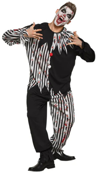 Costume de clown sanglant de Boland Unisexe noir et blanc Taille 54 56 (XL)