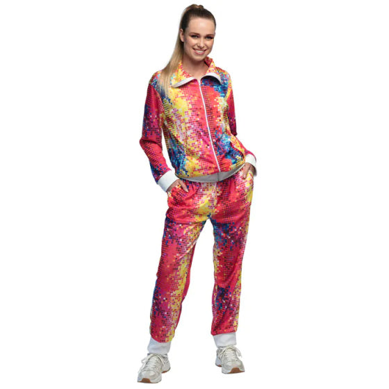 Boland disco babe tracksuit dames multicolor taille l